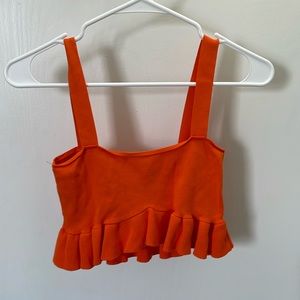 Zara orange tank top!